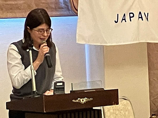 ザイチェンコ、ソフイアさんの卓話 ザイチェンコ、ソフイアさんの卓話